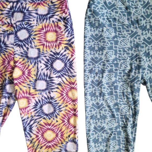LULAROE LEGGING SHORT BUNDLE x2 - Picture 1 of 8